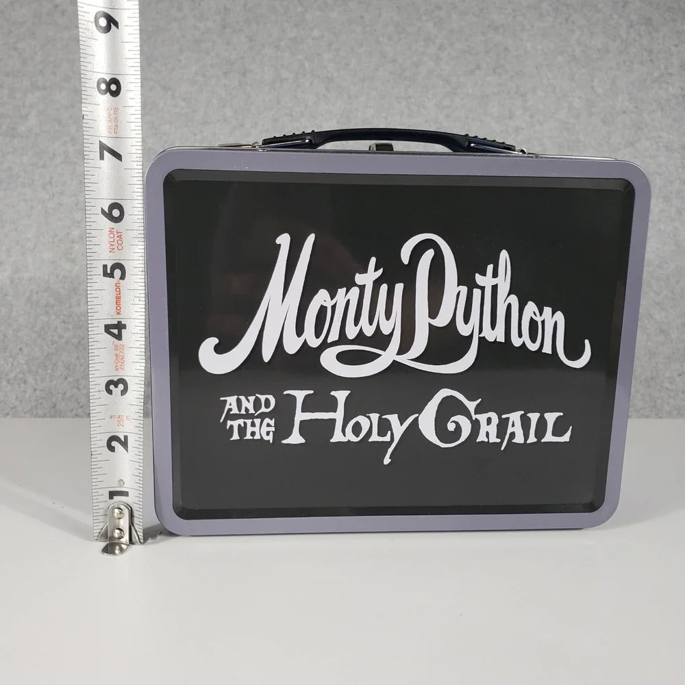 Monty Python and the Holy Grail Tin Lunch Box None Shall Pass Black Knight Metal